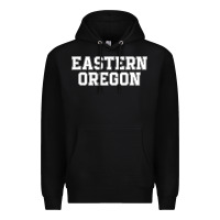 Black Eastern Oregon Athletic University College Alumni Premium Hoodie - minhPixels