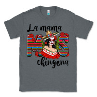 Charcoal Heather La Mama Mos Chingona Classic Tee - texasbilliewilder