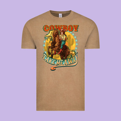 Busy Doing Cowgirl Shit Vintage Tee Designed By Howdyjamesfarm