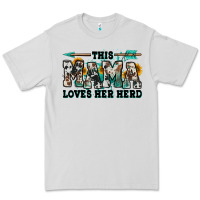Dove Grey this mama loves her herd goats Premium Tee - Jasminsmagicworld