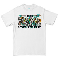 White this mama loves her herd goats Premium Tee - Jasminsmagicworld