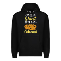 Black Calamari Squid Seafood Premium Hoodie - minhPixels