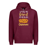 Burgundy Calamari Squid Seafood Premium Hoodie - minhPixels