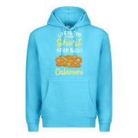 Ocean Blue Calamari Squid Seafood Premium Hoodie - minhPixels