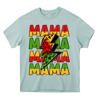 Arona mama lightning bolt juneteenth Heavy Core Tee - LillyAllenDesigns