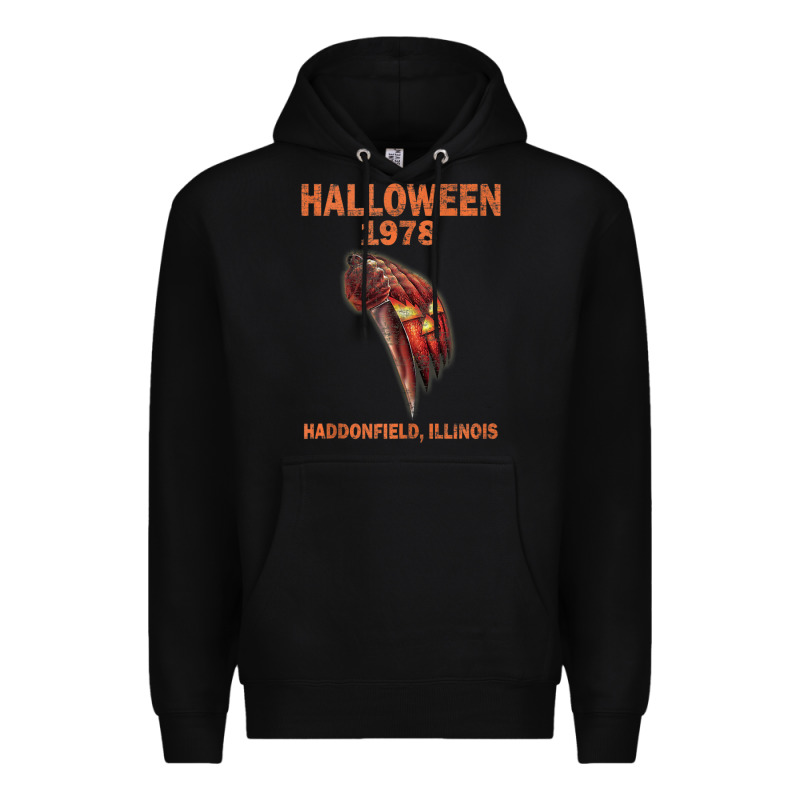 Halloween 1978 Holiday Spooky Myers Pumpkin Haddonfield Premium Hoodie by minhPixels | Teevron