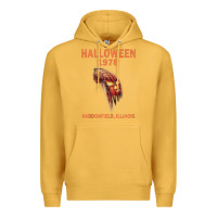 Mustard Halloween 1978 Holiday Spooky Myers Pumpkin Haddonfield Premium Hoodie - minhPixels