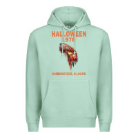 Seafoam Halloween 1978 Holiday Spooky Myers Pumpkin Haddonfield Premium Hoodie - minhPixels