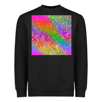 Black neon glitter leopard seamless pattern Heavyweight Sweatshirt - BundleAndBundleShop