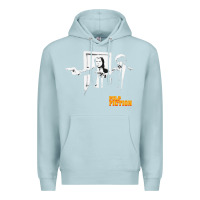 Blue Mist Pulp Vintage Premium Hoodie - minhPixels