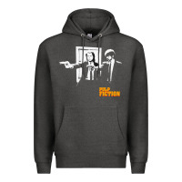 Charcoal Heather Pulp Vintage Premium Hoodie - minhPixels