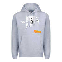 Heather Grey Pulp Vintage Premium Hoodie - minhPixels