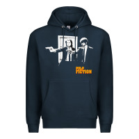 Navy Pulp Vintage Premium Hoodie - minhPixels