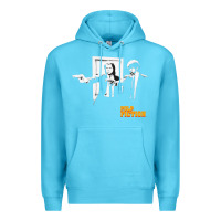Ocean Blue Pulp Vintage Premium Hoodie - minhPixels