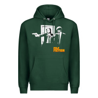 Sports Green Pulp Vintage Premium Hoodie - minhPixels