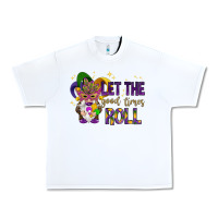 White Let the good times roll with gnome Urban Heavy Tee - HowdyJamesFarm