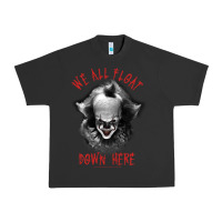 Pigment Black It Movie Pennywise We All Float Down Here Urban Heavy Tee - minhPixels
