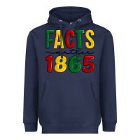 Navy facts matter 1865 Heavyweight Hoodie - Artiststas