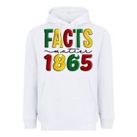White facts matter 1865 Heavyweight Hoodie - Artiststas