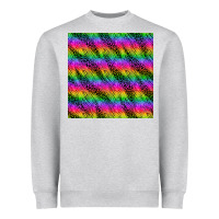 Heather Grey neon rainbow leopard zebra seamless pattern Heavyweight Sweatshirt - BundleAndBundleShop