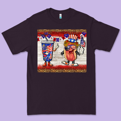 Usa Hot Dog Coca Tumbler Premium Tee Designed By Barkaloodesign