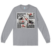 Heather Grey senior 2024 Long Sleeve Tee - CowGirlArtShop