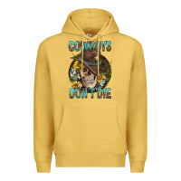 Antique Gold Cowboys Don't Die Premium Hoodie - FaDigitalArtStudio