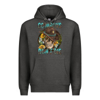 Charcoal Heather Cowboys Don't Die Premium Hoodie - FaDigitalArtStudio