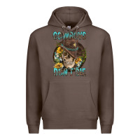 Coffee Cowboys Don't Die Premium Hoodie - FaDigitalArtStudio