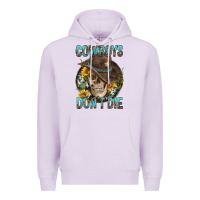 Lilac Cowboys Don't Die Premium Hoodie - FaDigitalArtStudio
