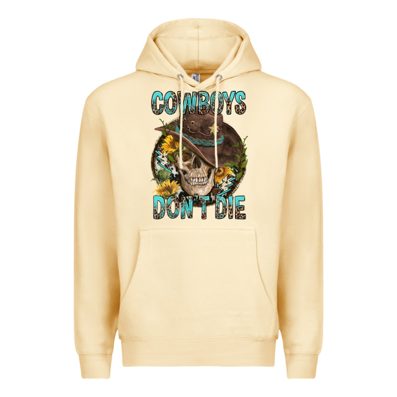 Cowboys Don't Die Premium Hoodie by FaDigitalArtStudio | Teevron