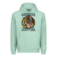 Seafoam Cowboys Don't Die Premium Hoodie - FaDigitalArtStudio