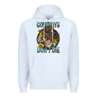 White Cowboys Don't Die Premium Hoodie - FaDigitalArtStudio