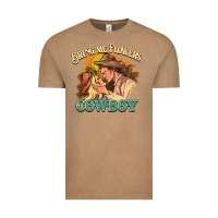 Vintage Coffee Bring me flowers cowboy Vintage Tee - HowdyJamesFarm