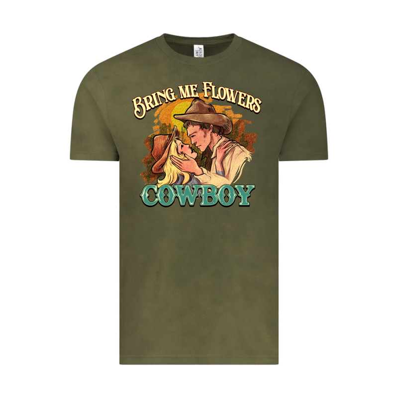 Bring Me Flowers Cowboy Vintage Tee by HowdyJamesFarm | Teevron