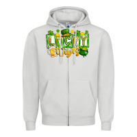 Lucky Vibes Zipper Hoodie | Teevron