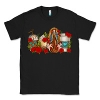 Black Lady of Guadalupe Coffee Cups Classic Tee - texasbilliewilder