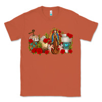 Copper Lady of Guadalupe Coffee Cups Classic Tee - texasbilliewilder