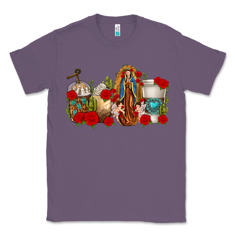 Lady Of Guadalupe Coffee Cups Classic Tee by texasbilliewilder | Teevron