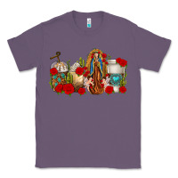Lavender Lady of Guadalupe Coffee Cups Classic Tee - texasbilliewilder