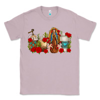 Lilac Lady of Guadalupe Coffee Cups Classic Tee - texasbilliewilder