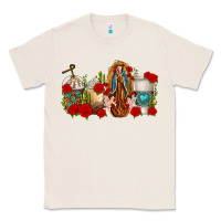 Natural Lady of Guadalupe Coffee Cups Classic Tee - texasbilliewilder