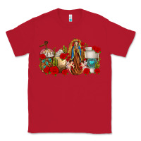 Red Lady of Guadalupe Coffee Cups Classic Tee - texasbilliewilder