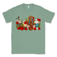 Sage Lady of Guadalupe Coffee Cups Classic Tee - texasbilliewilder