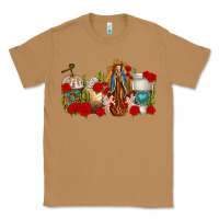 Toasted Coconut Lady of Guadalupe Coffee Cups Classic Tee - texasbilliewilder