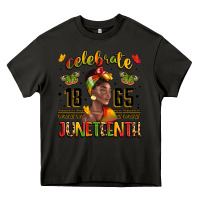 Asphalt celebrate 1865 juneteenth with black woman Heavy Core Tee - LillyAllenDesigns