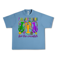 Pebble Blue I'm just here for the Crawfish Urban Heavy Tee - HowdyJamesFarm