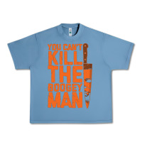 Pebble Blue oogeyman halloween horror distressed quote orange Urban Heavy Tee - minhPixels