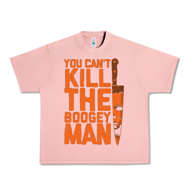 Oogeyman Halloween Horror Distressed Quote Orange Urban Heavy Tee by minhPixels | Teevron
