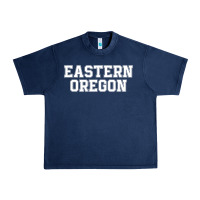 Navy Eastern Oregon Athletic University College Alumni Urban Heavy Tee - minhPixels